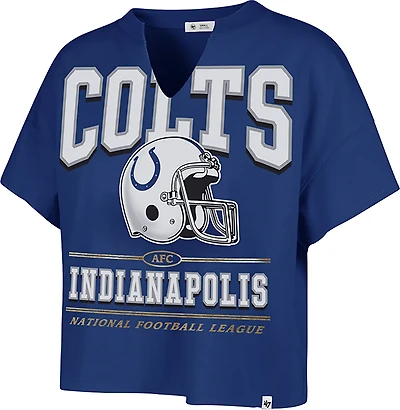 47 Women's Colts Elation Oversize Notch Neck T-shirt