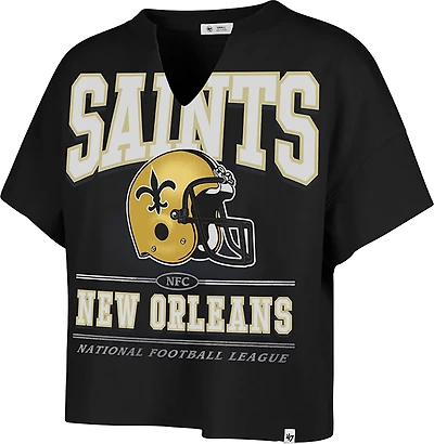 47 Women's Saints Elation Oversize Notch Neck T-shirt