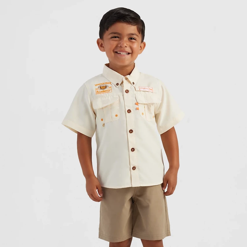 Magellan Outdoors Whataburger Boys' Preschool Laguna Madre Burger & Fries Fishing Shirt