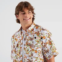 Magellan Outdoors Whataburger Men's Laguna Madre Happy Crazy Fun Fishing Shirt