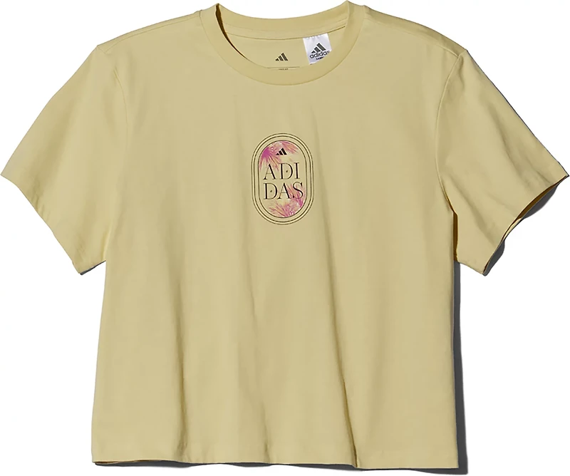 adidas Women's Jet Set Palms Graphic T-shirt