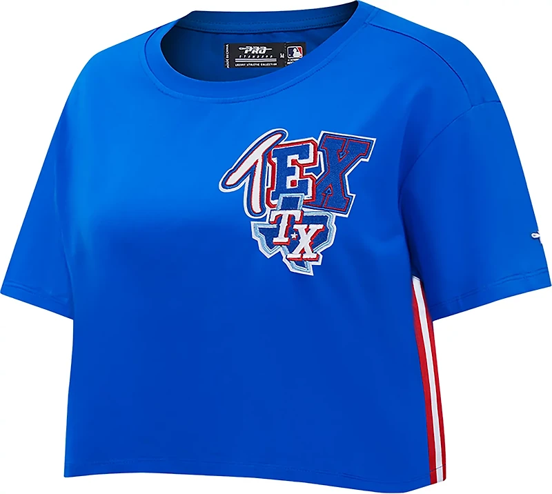 Pro Standard Women's Texas Rangers City Ransom Boxy Short Sleeve T-shirt