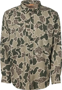 Magellan Outdoors Men's Lightweight Ripstop Button Down Long Sleeve Shirt