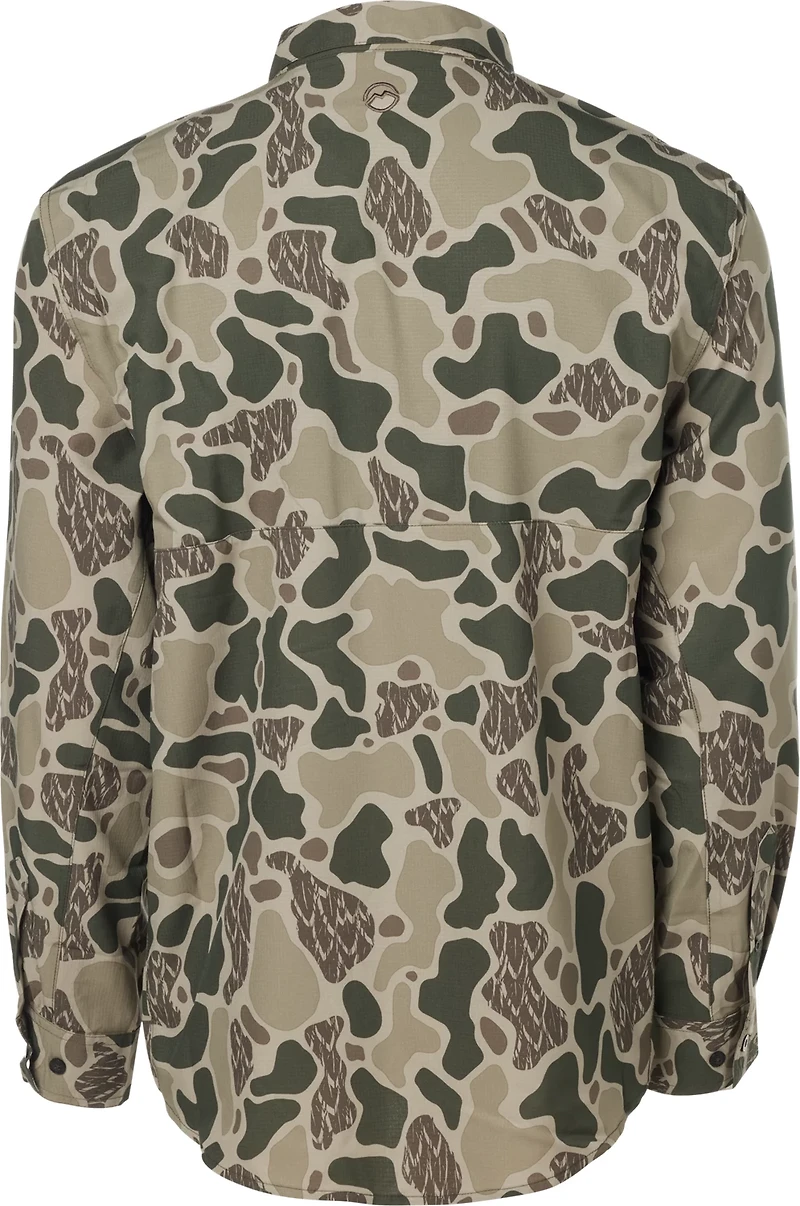 Magellan Outdoors Men's Lightweight Ripstop Button Down Long Sleeve Shirt