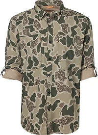 Magellan Outdoors Men's Lightweight Ripstop Button Down Long Sleeve Shirt