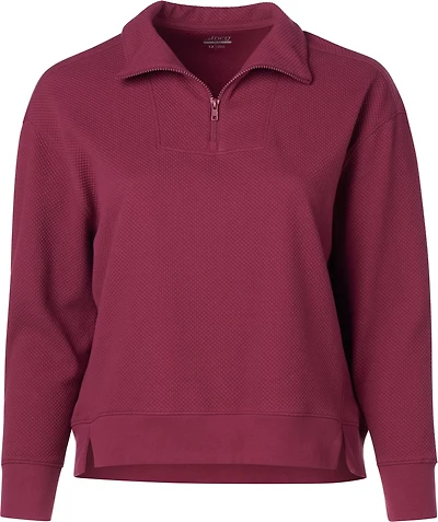 BCG Women's Quilted Plus 1/4-Zip Top