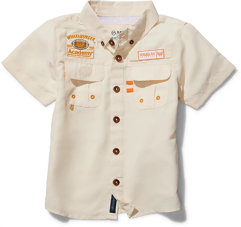 Magellan Outdoors Whataburger Boys' Preschool Laguna Madre Burger & Fries Fishing Shirt