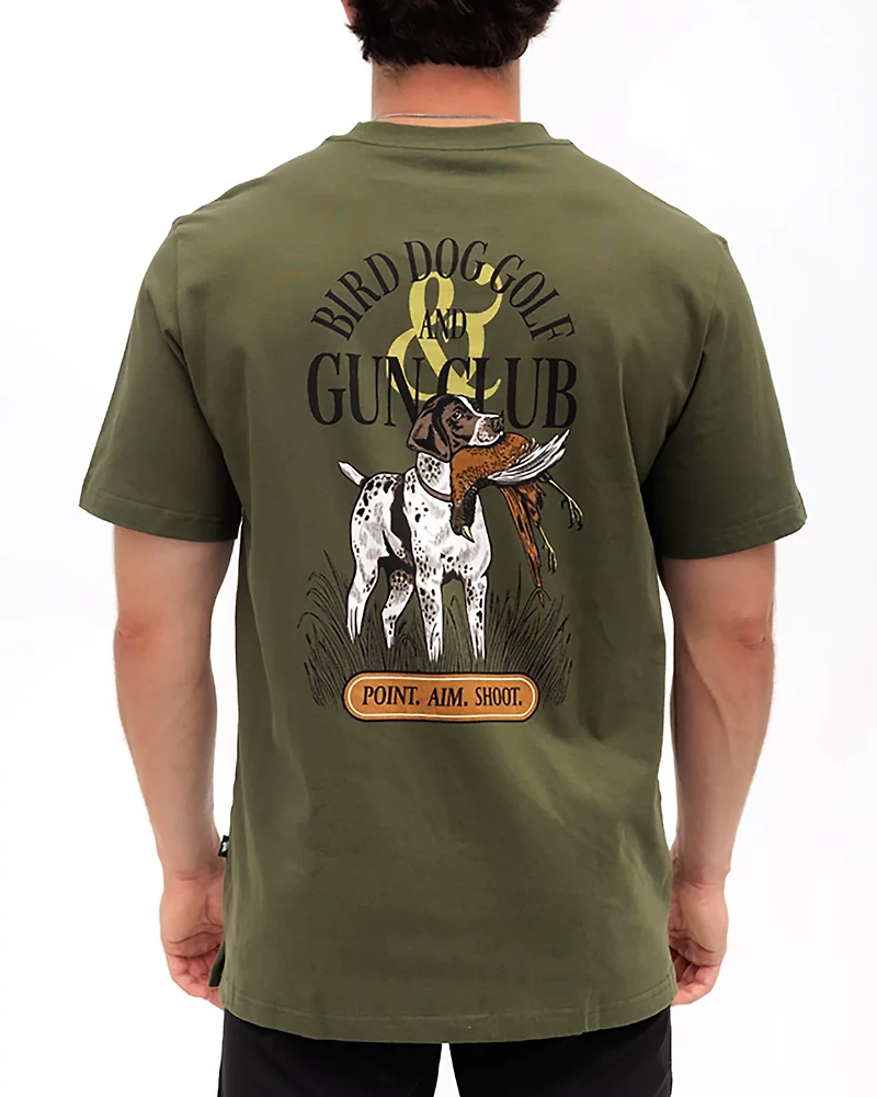 Waggle Men's Bird Dog Club Graphic T-shirt