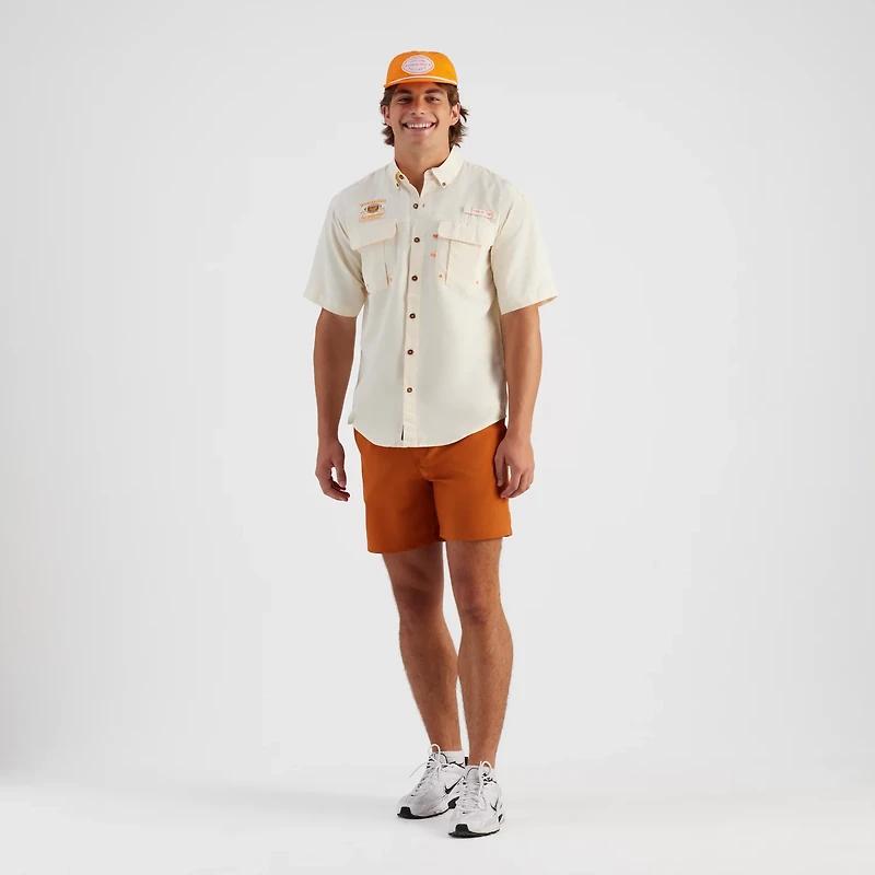 Magellan Outdoors Whataburger Men's Laguna Madre Burger & Fries Button Down Fishing Shirt