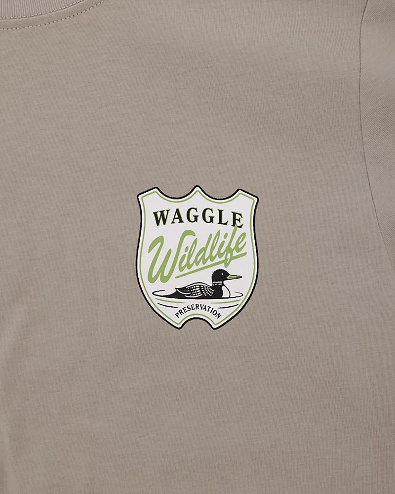 Waggle Men's Wildlife Graphic T-shirt