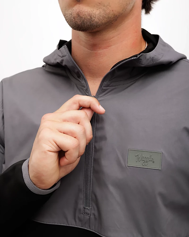 Waggle Men's Ash Zenith Full-Zip Hoodie