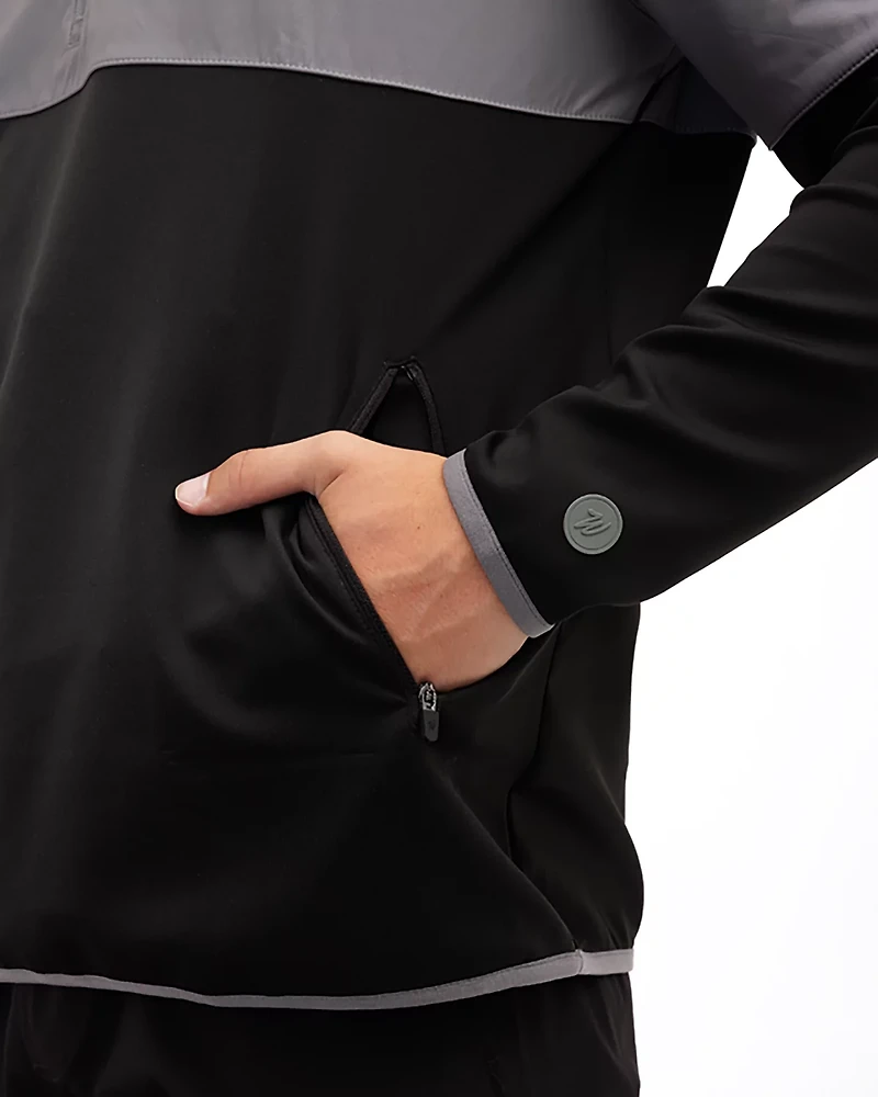 Waggle Men's Ash Zenith Full-Zip Hoodie