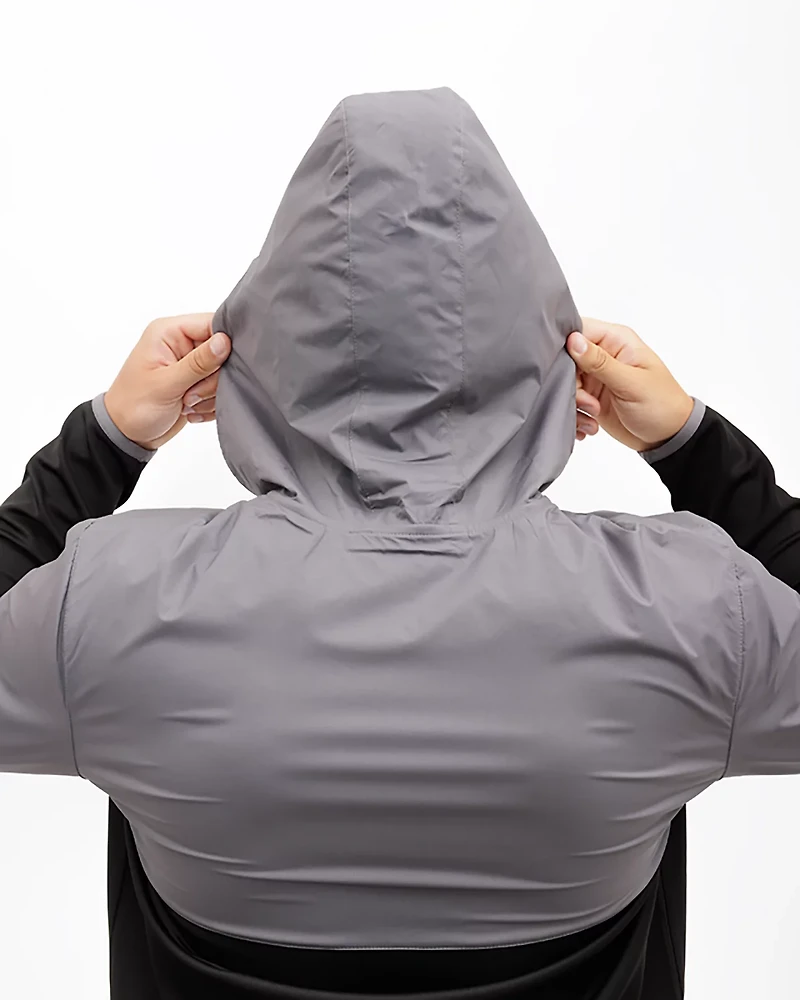 Waggle Men's Ash Zenith Full-Zip Hoodie