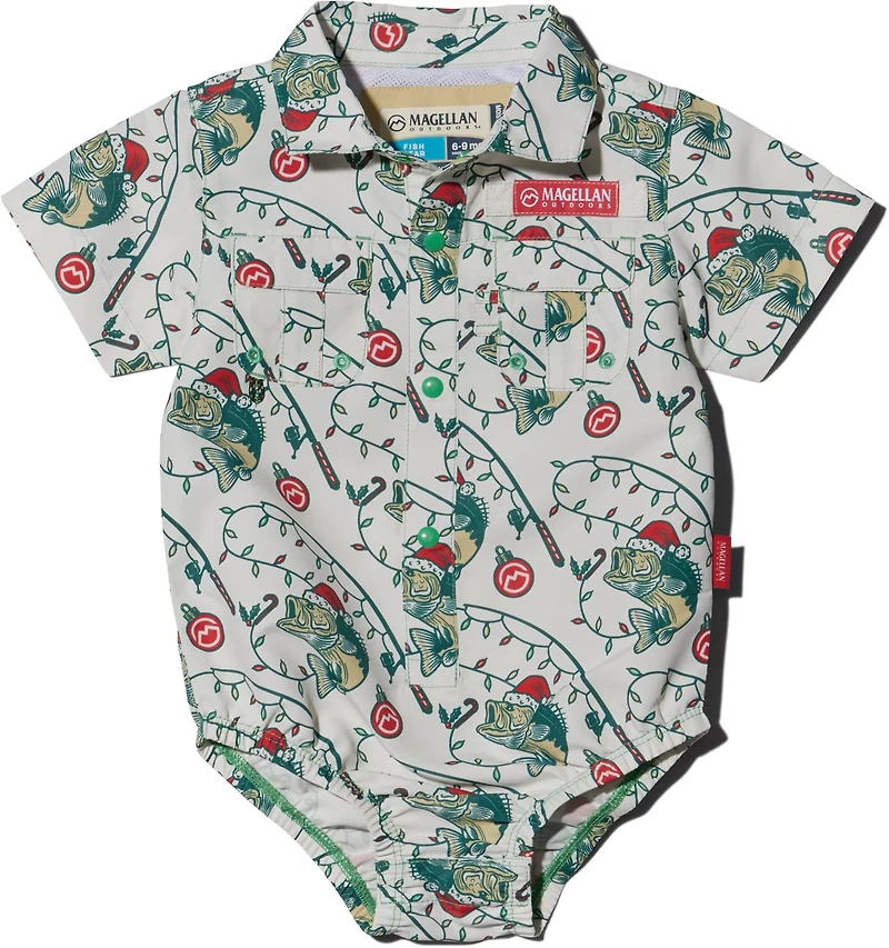 Magellan Outdoors Infant Boys' Laguna Madre Holiday Catch Onesie