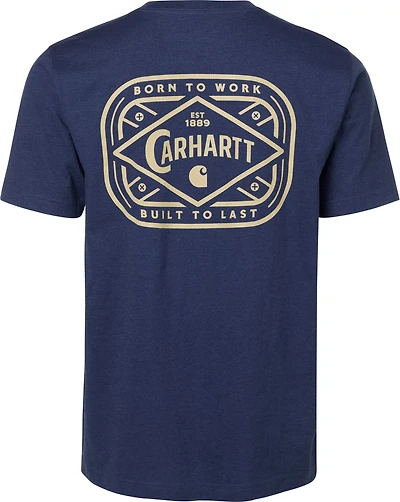 Carhartt Men's Relaxed Fit Short-Sleeve Born To Work Graphic Tee