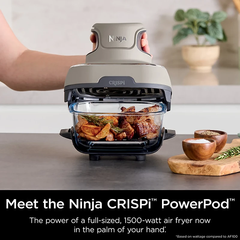 Ninja Crispi 4-in-1 Portable Glass Air Fryer Cooking System