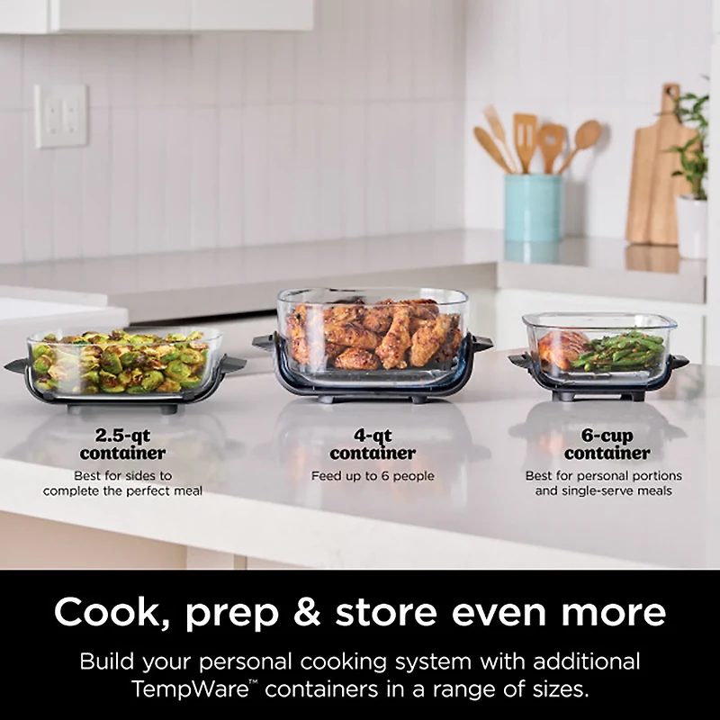 Ninja Crispi 4-in-1 Portable Glass Air Fryer Cooking System