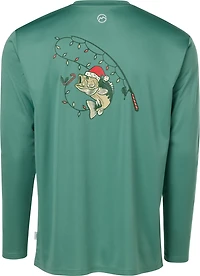 Magellan Outdoors Men's Holiday Catch GFX Crew Long Sleeve T-shirt