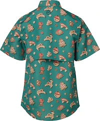 Magellan Outdoors Boys' Laguna Madre Holiday Cookies Fishing Shirt