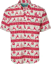 Magellan Outdoors Men's Laguna Madre Deer Stand Fair Isle Fishing Shirt