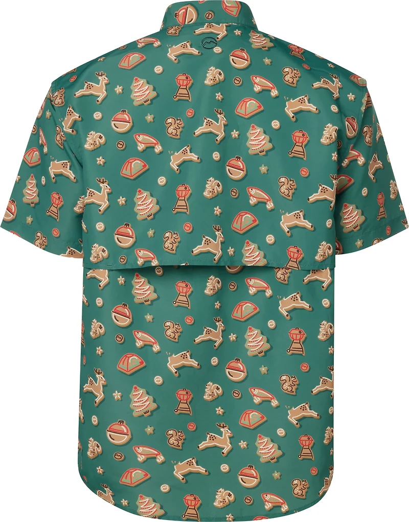 Magellan Outdoors Men's Laguna Madre Holiday Cookies Fishing Shirt