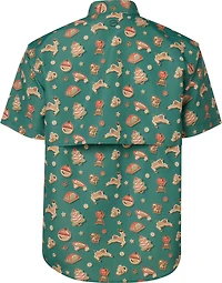 Magellan Outdoors Men's Laguna Madre Holiday Cookies Fishing Shirt