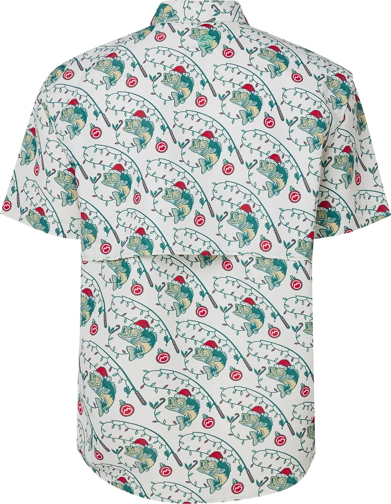 Magellan Outdoors Men's Laguna Madre Holiday Catch Fishing Shirt