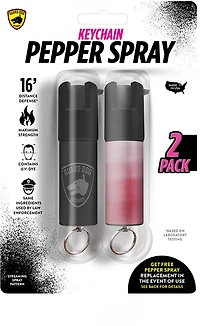 Guard Dog Security Keychain Pepper Spray 2-Pack