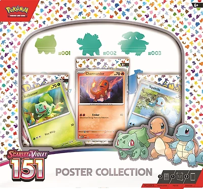Pokémon TCG Scarlet & Violet 3.5 151 Poster Collection