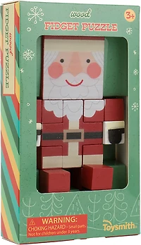 Toysmith Holiday Wood Fidget Puzzle