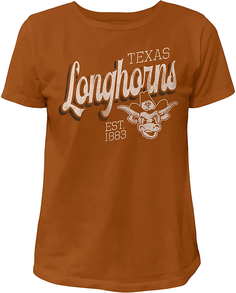 WILDCAT RETRO Women's Texas Script Boxy T-shirt