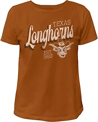 WILDCAT RETRO Women's Texas Script Boxy T-shirt