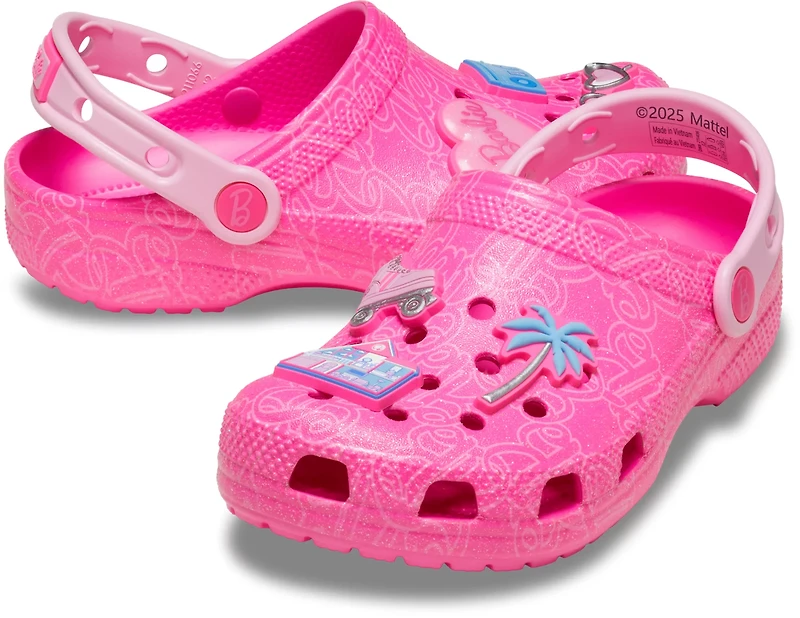 Crocs Kids' Classic Mattel Barbie Clogs