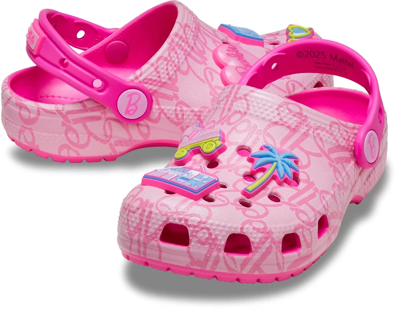 Crocs Toddlers' Classic Mattel Barbie Clogs