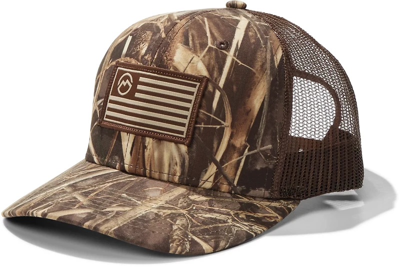 Magellan Outdoors Adults' HuntGear Flag Logo Trucker Hat
