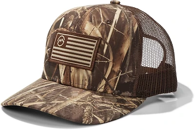 Magellan Outdoors Adults' HuntGear Flag Logo Trucker Hat