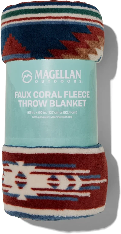 Magellan Outdoors 50x60 Hartford Plaid Patchwork Fleece