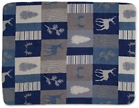 Magellan Outdoors Sherpa and Solid Polar Bear Throw Blanket