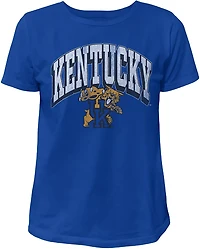 WILDCAT RETRO Women's Kentucky Arch Shadow Boxy T-shirt