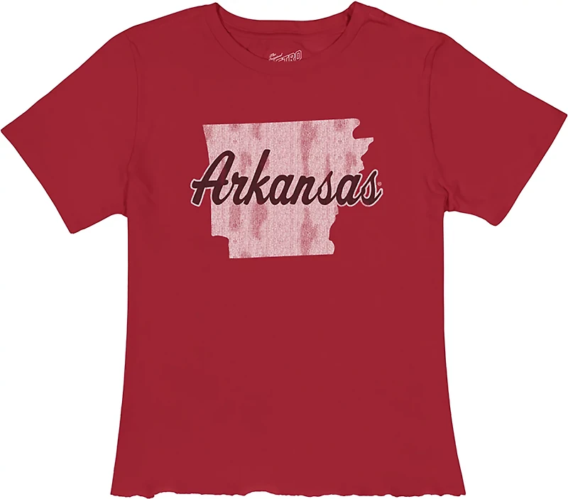 WILDCAT RETRO Women's Arkansas State Script Meet and Greet T-shirt