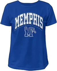 WILDCAT RETRO Women's Memphis Arch Shadow Boxy T-shirt