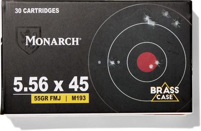 Monarch 5.56x45mm 55gr Full Metal Jacket Centerfire 30-Round Pack