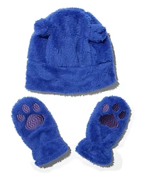Magellan Outdoors Toddler Boys' Fleece Hat and Gloves Set