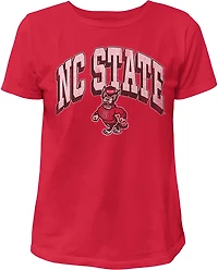 WILDCAT RETRO Women's NC State Arch Shadow Boxy T-shirt
