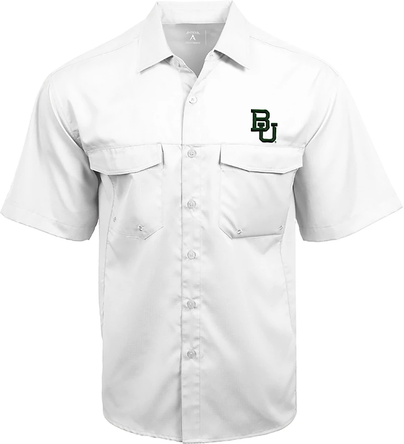 Antigua Men’s Baylor University Game Day Woven Fishing Shirt