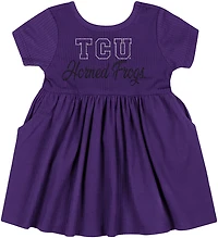 Colosseum Athletics Infants' TCU Flarietta Short Sleeve Dress