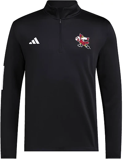 adidas Men's Louisville Cardinals 1980s Throwback 1/2-Zip Sweatshirt