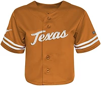 Hype and Vice Women's Texas Longhorns Cropped Football Jersey