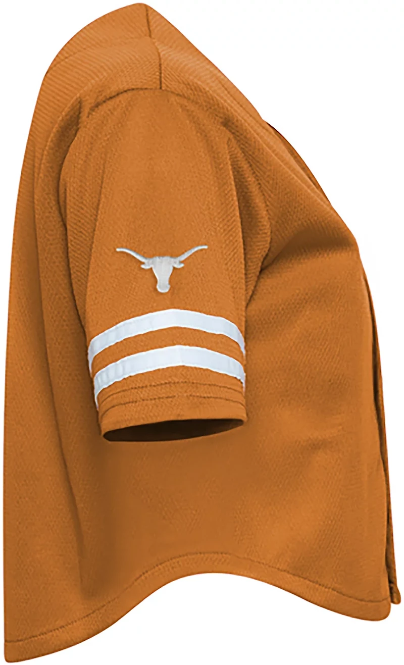 Hype and Vice Women's Texas Longhorns Cropped Football Jersey