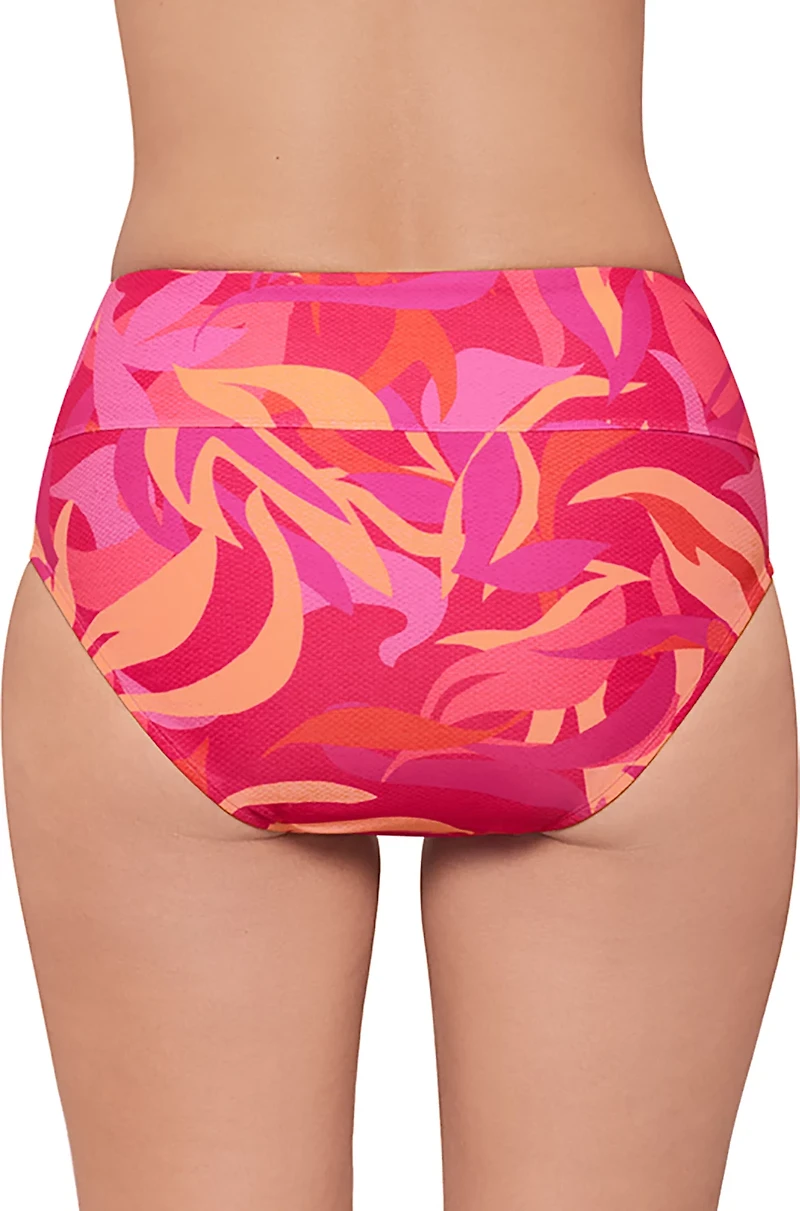 Eco Beach Women's Printed High Waist Brief